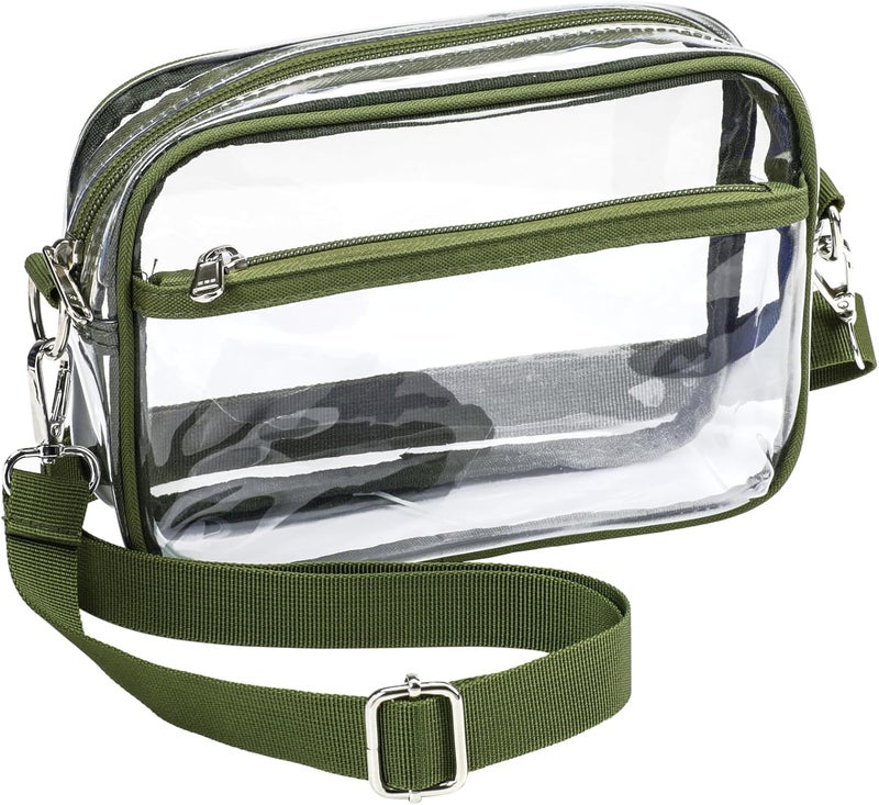 Packism Clear Bag for Stadium Events - Clear Purses for Women Stadium Crossbody Concert Bag for Game Day, Sports, Festival - Image 5